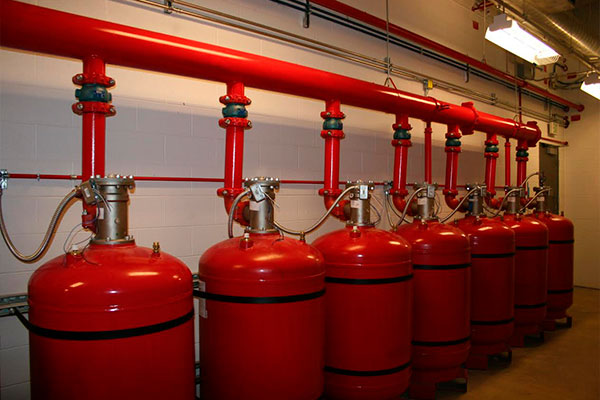 Tubos de gas Novec para extinguir incendios